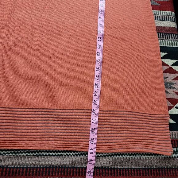 NWT‎ Marla Wynne Burnt Orange Knit Tunic Dress Sz 1X Sleeveless Lagenlook Layer - Picture 5 of 5